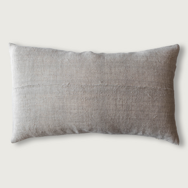 Antique Linen Pillow 23" x 13" - Mararamiro