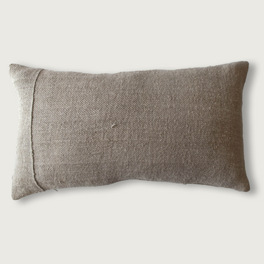 Antique Linen Pillow 28" x 15" - Mararamiro
