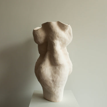 Large Unglazed Sculptural Vessel 5 by Angela Cho - Mararamiro