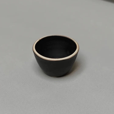 Stoneware Smudge Bowl - Black - Mararamiro