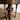 Scalloped Marquetry Accent Table - Mararamiro