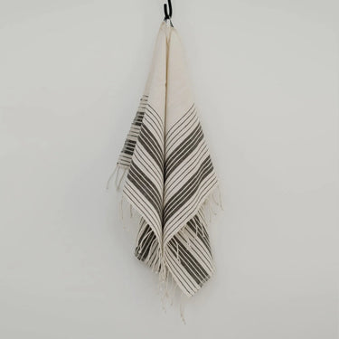 Rite Hand Towel - Ivory/Grey Stripe - Mararamiro