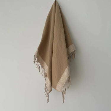 Savu Hand Towel - Sandstone/Oatmeal Edge - Mararamiro