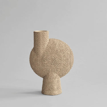 Sphere Vase Bubl - Sand - Mararamiro