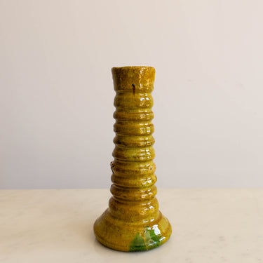 Tamegroute Ripple vase - Citron No1 - Mararamiro