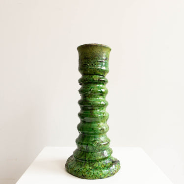 Tamegroute Ripple Vase - Emerald No2 - Mararamiro