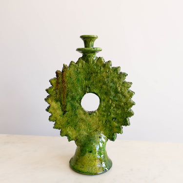 Tamegroute Sunburst Candle Holder - Large - Mararamiro
