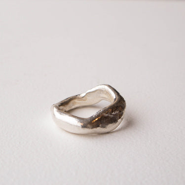 Silver Ring No.12 by Zeina Nahas - Mararamiro