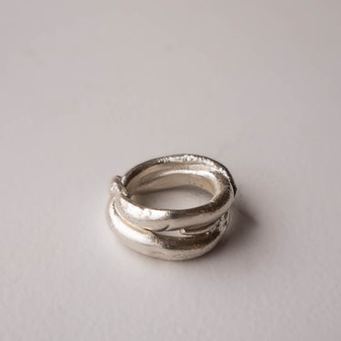 Silver Ring No.17 by Zeina Nahas - Mararamiro