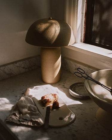 Tera Lamp Unglazed - Sand