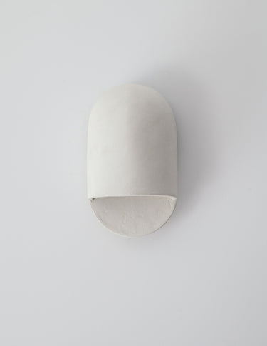 Tera Sconce Lime Plaster - White