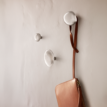 Mushroom Hook - Brushed Stainless Steel