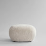 Toe Ottoman - Sandshell Sheepskin - Mararamiro