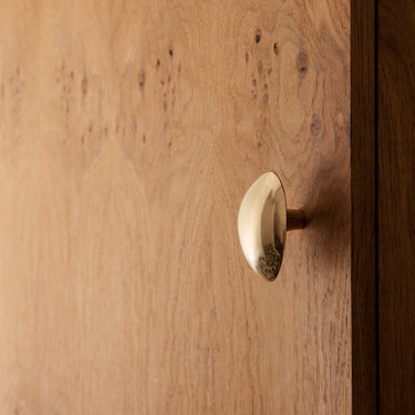 Lemon Hook/Knob - Brass