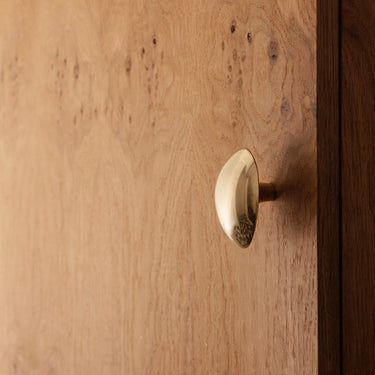 Chanterelle Knob/Hook - Brass