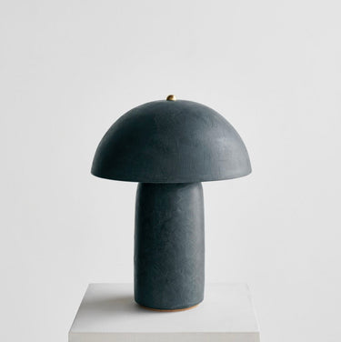 Tera Lamp Lime Plaster - Deep Green