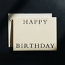 Happy Birthday No. 09 Letterpress Card - Mararamiro