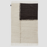 E-1027 White + Black - Hand Woven Rug - Mararamiro
