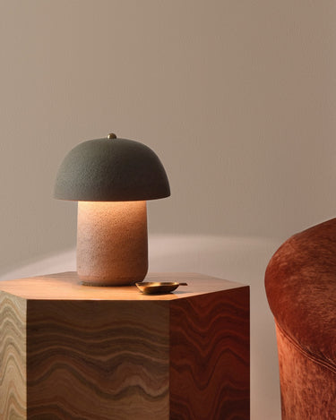 Tera Lamp Glazed - Agate