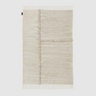E-1027 White + White - Hand Woven Rug - Mararamiro
