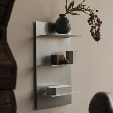 Lager Wall Shelf - Triple - Aluminium