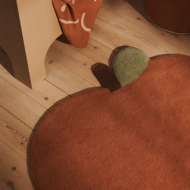 Apple Tufted Rug - Brown Clay