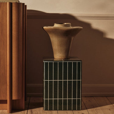 Pillar Side Table - Dark Green