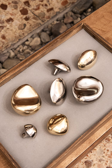 Lemon Knob/Hook - Stainless Steel