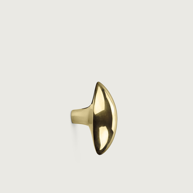 Lemon Hook/Knob - Brass