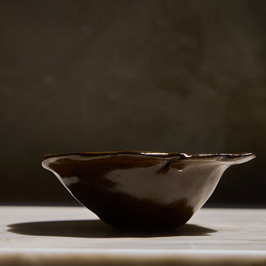 The Folded Bowl - Cordovan No1