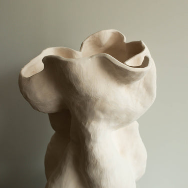 Large Unglazed Sculptural Vessel 5 by Angela Cho - Mararamiro