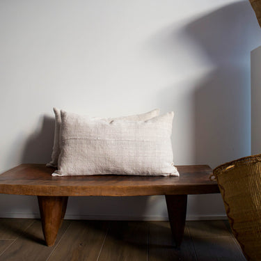 Antique Linen Pillow 23" x 13" - Mararamiro
