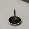 Stoneware Incense Holder - Black - Mararamiro