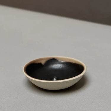 Stoneware Incense Holder - Black - Mararamiro