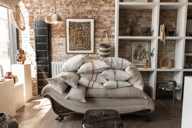 Grain Sack Pillow 22" x 22"