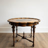 Scalloped Marquetry Accent Table - Mararamiro