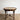 Scalloped Marquetry Accent Table