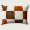 Mud Cloth Grid Pillow no4 - 22" x 16" - Mararamiro