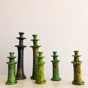 Tamegroute Column Candle Holder - Small No1 - Mararamiro