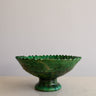 Tamegroute Pedestal Bowl - Large Emerald - Mararamiro