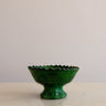 Tamegroute Pedestal Bowl - Small Emerald No2 - Mararamiro