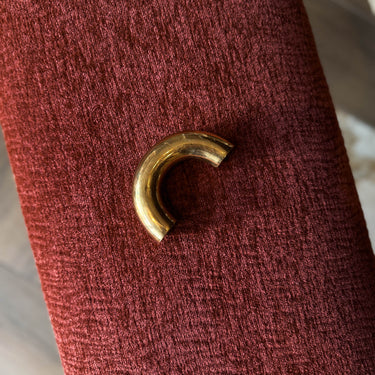 Upholstered Bench in Claret