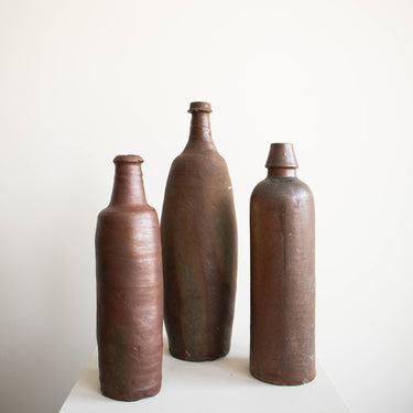 Vintage French Stoneware Bottle No.3 - Mararamiro