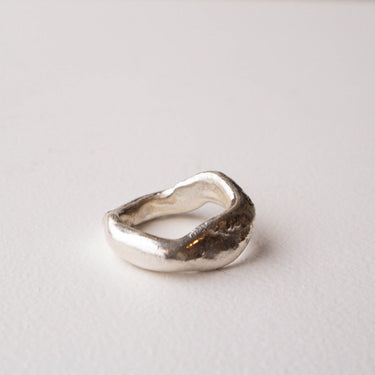 Silver Ring No.12 by Zeina Nahas