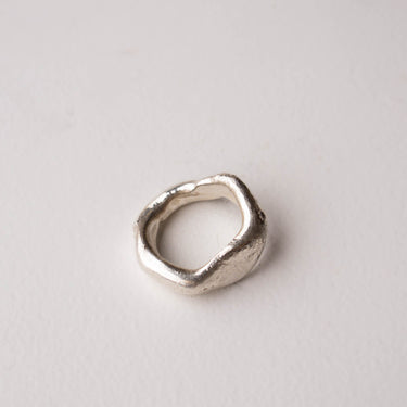 Silver Ring No.12 by Zeina Nahas - Mararamiro