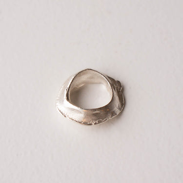 Silver Ring No.13 by Zeina Nahas - Mararamiro