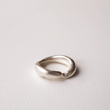 Silver Ring No.15 by Zeina Nahas