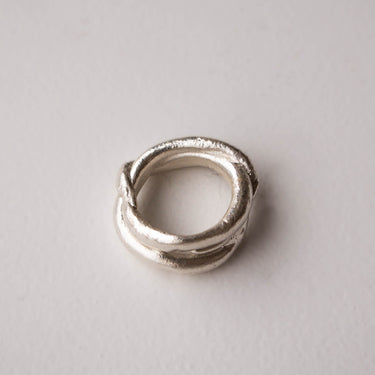 Silver Ring No.17 by Zeina Nahas - Mararamiro