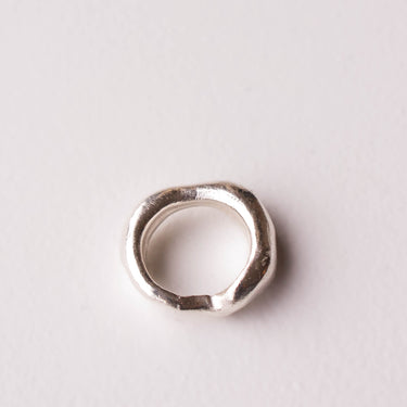 Silver Ring No.19 by Zeina Nahas
