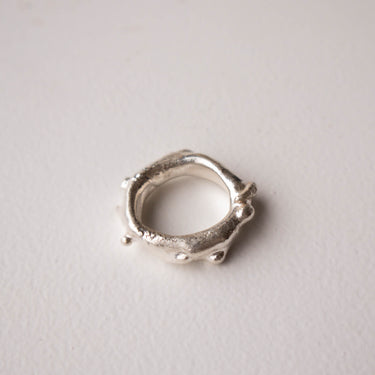 Silver Ring No.6 by Zeina Nahas - Mararamiro